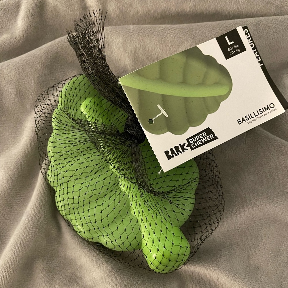 Bark Box Super Chewer ‘Basillisimo’ nylon dog toy NWT
